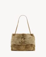 YSL Niki Large in Shearling
